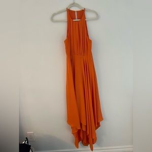 Halston Heritage Orange Dress, Size 0